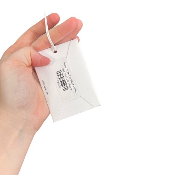 KanCan Josephine Faux Leather Mom Fit Jeans Black Boho Artsy NWT Womens 5/26 - Picture 4 of 6